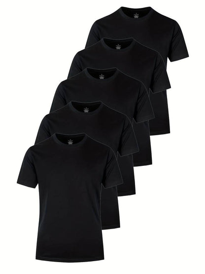 T-shirt package 5 pack (180 grams cotton)