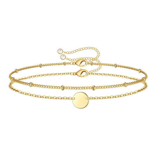 18K gold plated Stainless steel bracelet, Intensity