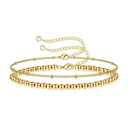 18K gold plated Stainless steel bracelet, Intensity