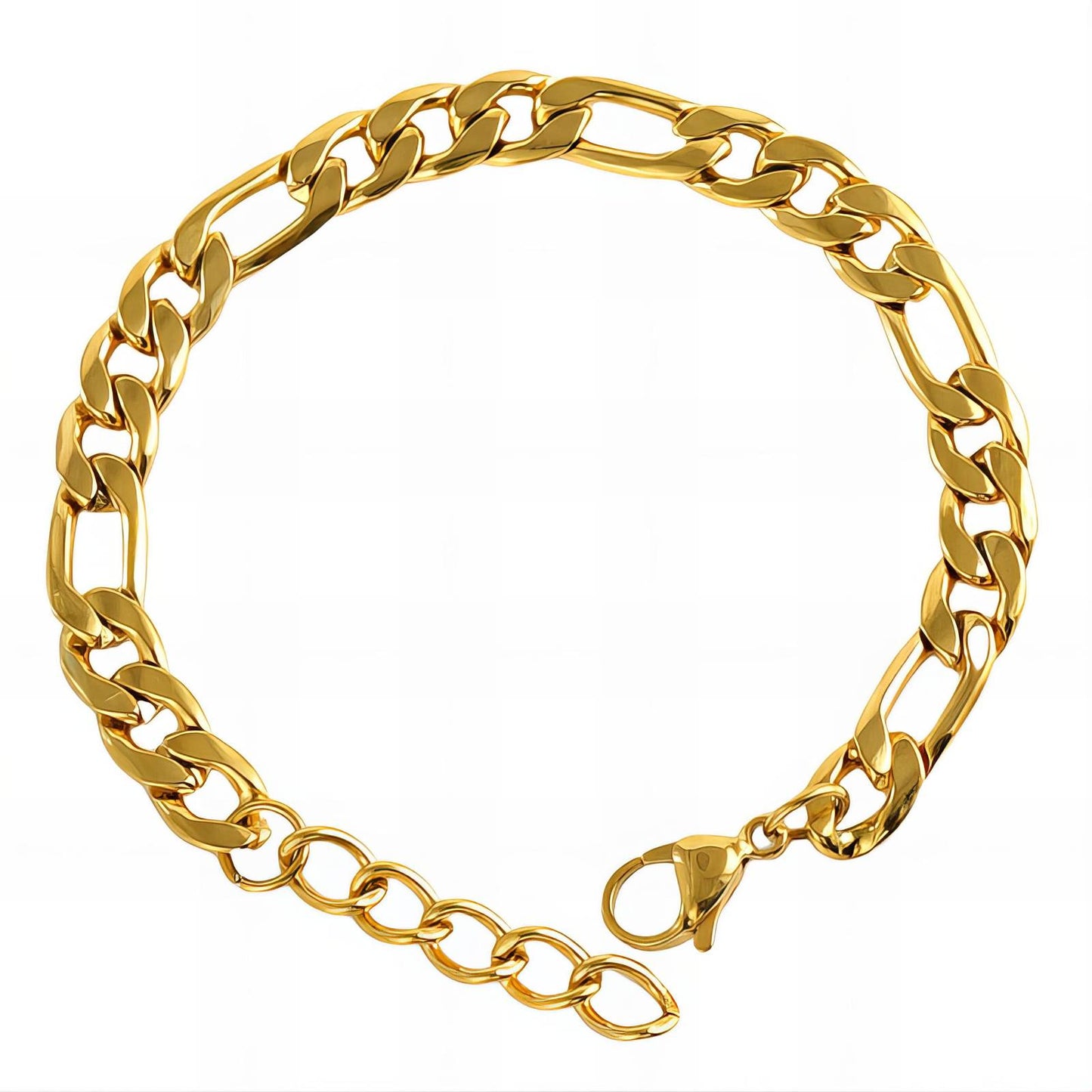 18K gold plated Stainless steel bracelet, Intensity