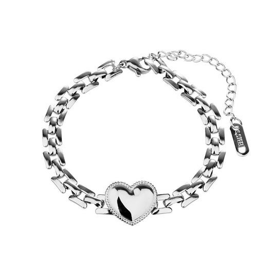 Stainless steel  Heart bracelet, Intensity