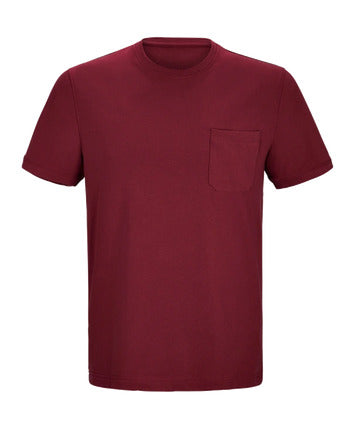 Plain Pocket Cotton T-Shirt