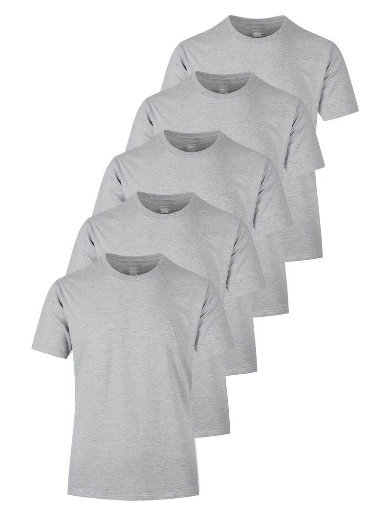 T-shirt package 5 pack (180 grams cotton)