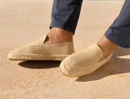 Suede Loafers Espadrilles