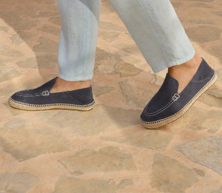 Suede Loafers Espadrilles