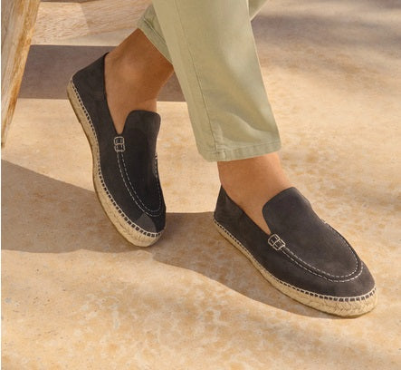 Suede Loafers Espadrilles